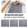 Quick Drying Bathroom Mats Anti Slip Water Absorbing Floor Mat Washable Anti Skid Foot Mat (40x60 CM) Multicolor