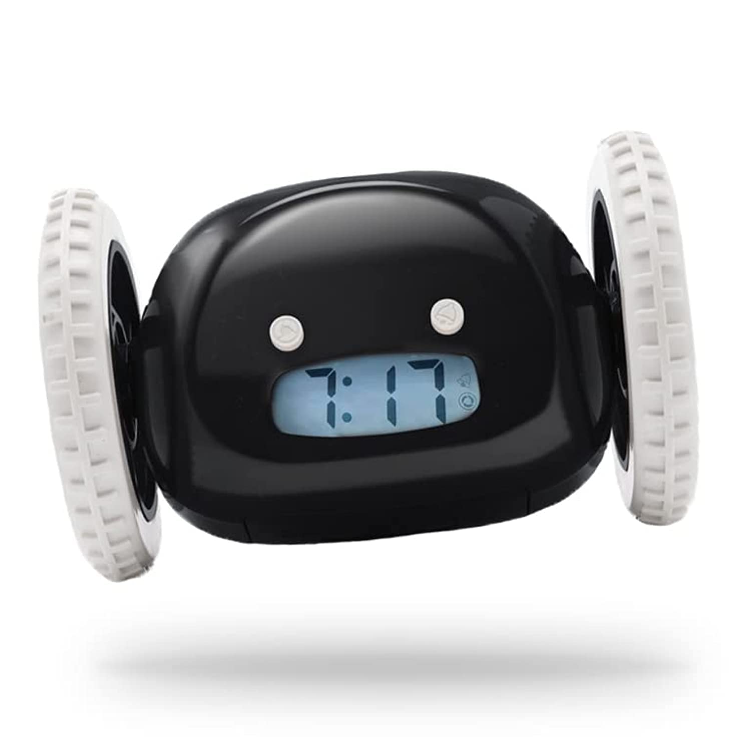 CLOCKY PVC Alarm Clock on Wheels