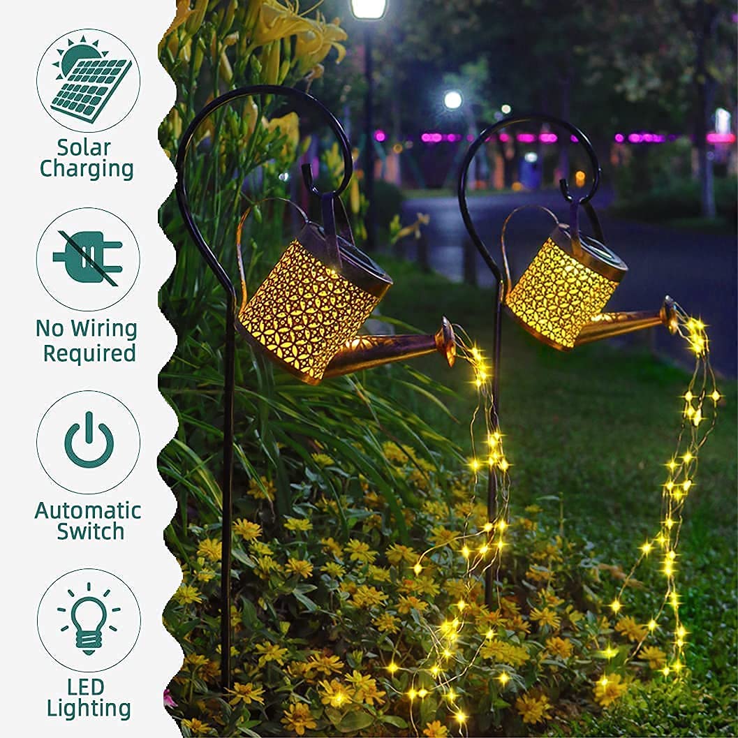 Solar Watering Can Light,